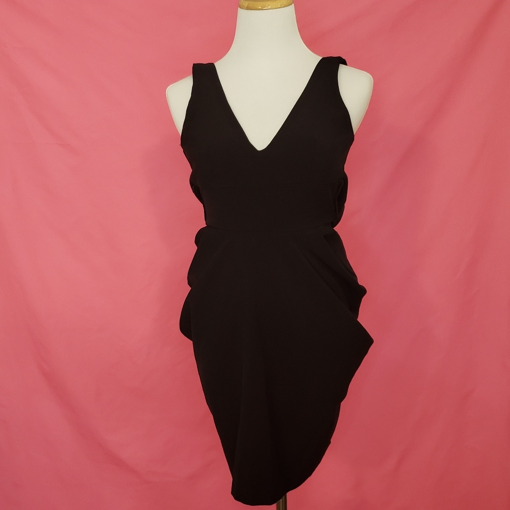 V-Neck Mini Dress
